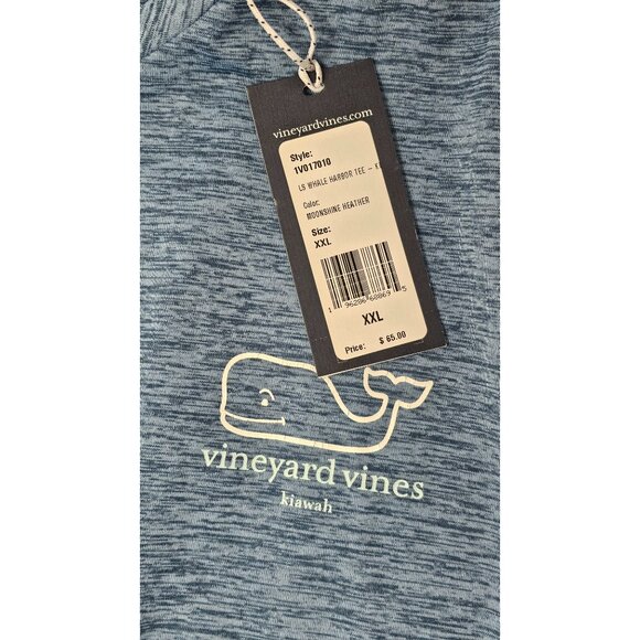 NWT Vineyard‎ Vines Men's Whale Harbor Performance Long Sleeve Shirt Size XXL - Picture 6 of 7